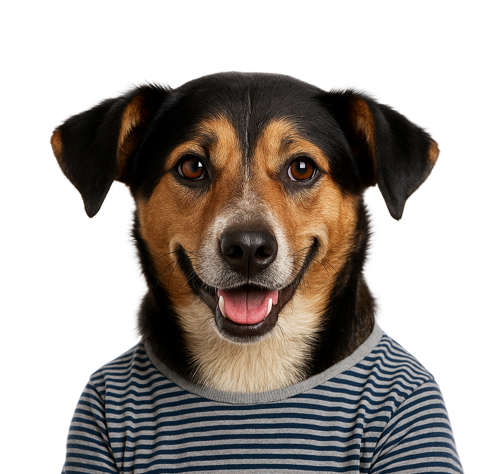 portrait of victor dog