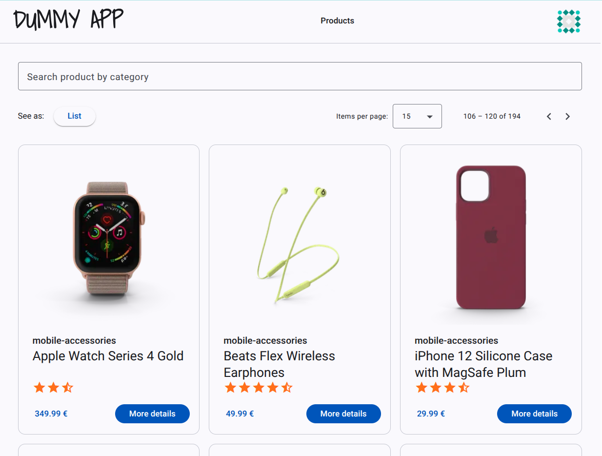 Captura del proyecto Salty